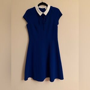 Vintage Blue Collared Dress